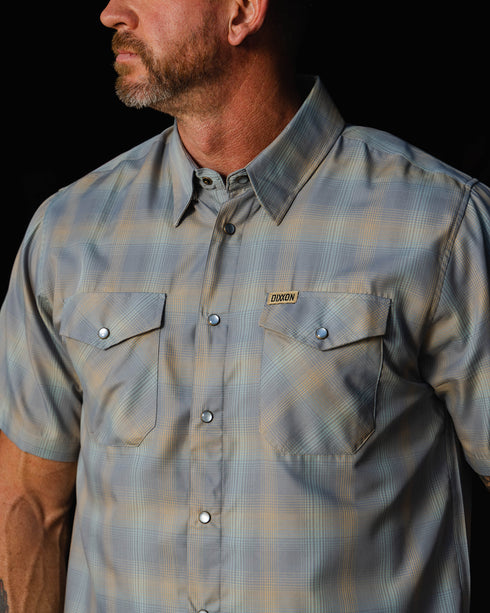 GENERATIONS BAMBOO SHORT SLEEVE BUTTON UP - MENS